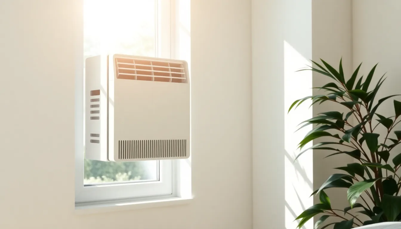 스마트 에어컨이 설치된 모던한 1인 가구 인테리어