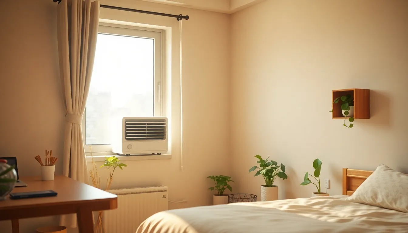 미래형 스마트 에어컨 디자인