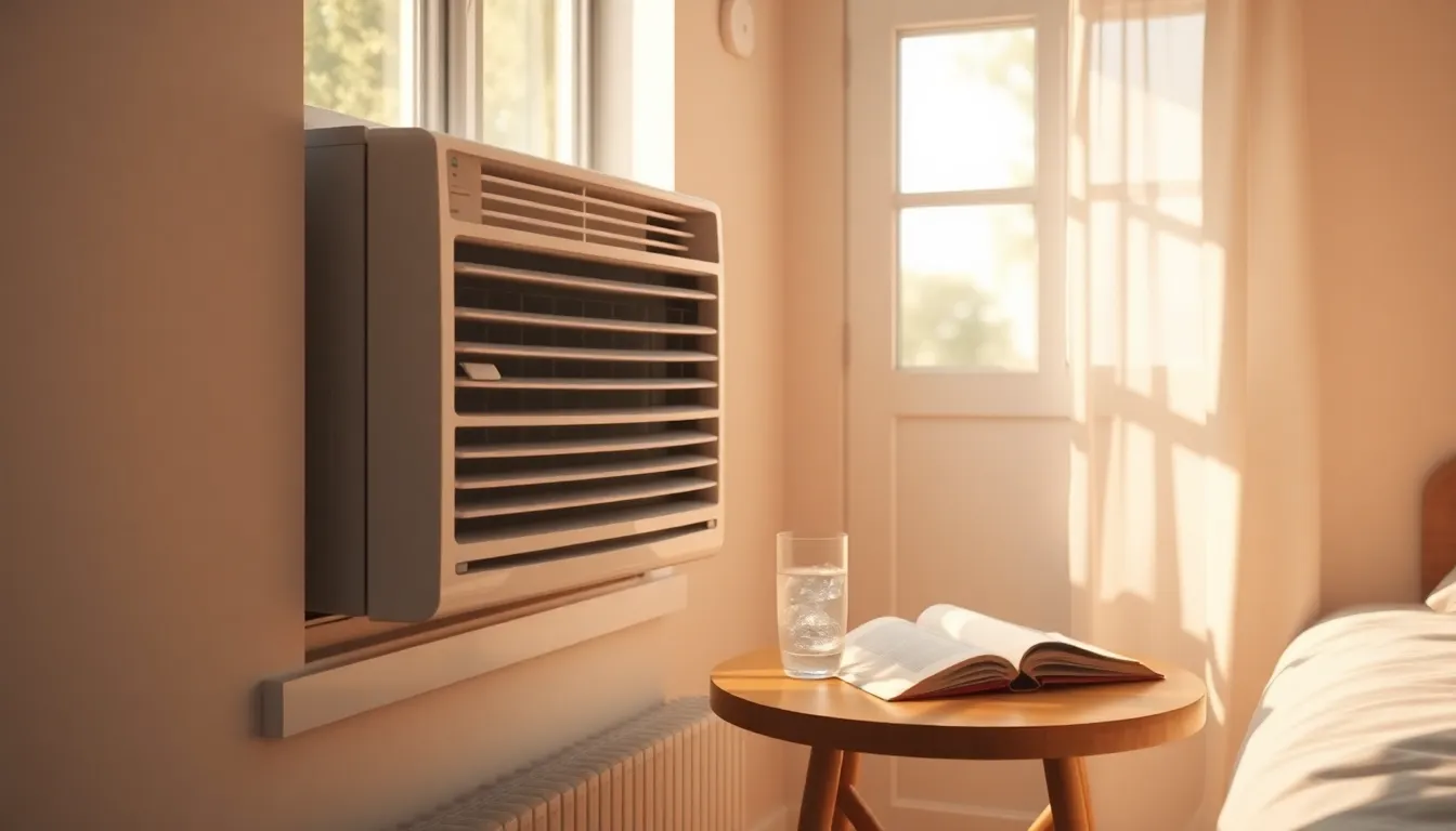 시원한 에어컨 사용 모습