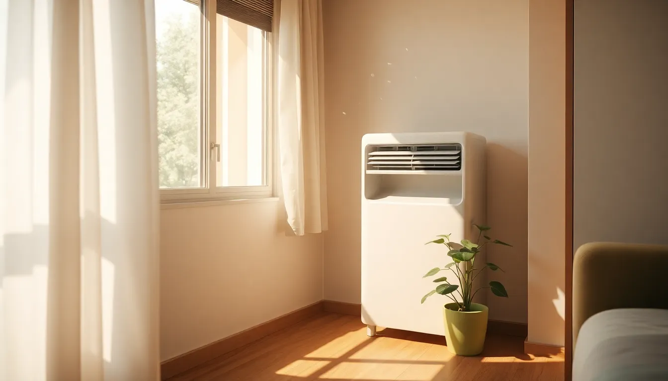 에어컨 필터 청소 모습